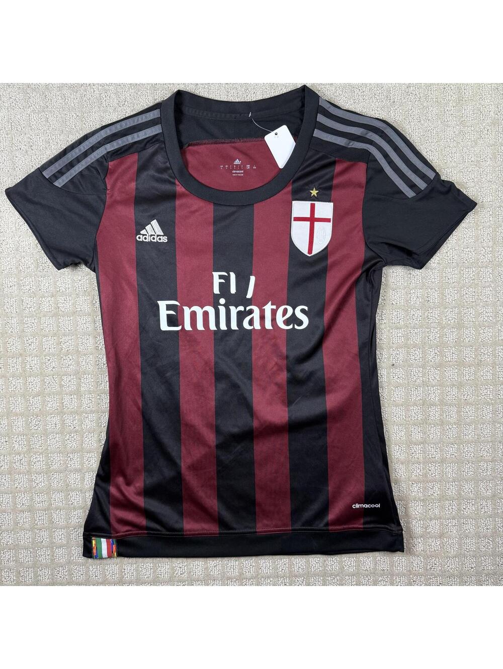 Adidas Women’s AC Milan 2015 Home Jersey Large